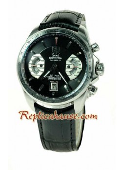Tag Heuer Grand Carrera Calibre 17 Swiss Wristwatch TAGH45
