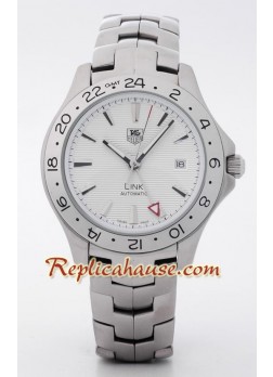 Tag Heuer Link Wristwatch - GMT Wristwatch TAGH188