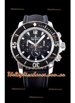 Blancpain Blancpain Fifty Fathoms Chronograph Flyback Black 1:1 Mirror Replica Timepiece