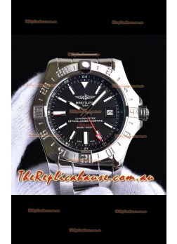 Breitling Avenger II Steel GMT Swiss Replica Timepiece 1:1 Ultimate Swiss Replica Timepiece