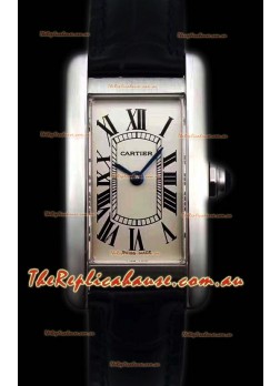 Cartier Tank Americaine Ladies Swiss Quartz Timepiece 1:1 Mirror Replica