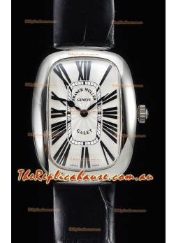 Franck Muller Galet Ladies Swiss Quartz Black Strap Timepiece