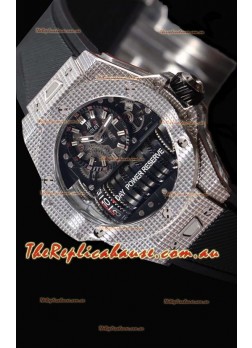 Hublot Big Bang MP-11 Power Reserve 3D Steel Carbon Replica Timepiece