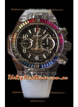 Hublot Big Bang UNICO Sapphire Rainbow Swiss Replica Timepiece 
