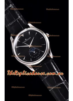 Jaeger LeCoultre Master Ultra Thin Moon Stainless Steel 1:1 Mirror Replica Timepiece 