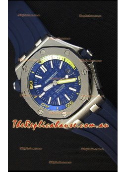 Audemars Piguet Royal Oak Offshore Diver Japanese Automatic Replica Watch in Dark Blue