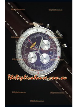 Breitling Navitimer 01 Brown Dial Steel Case  1:1 Mirror Swiss Replica Timepiece