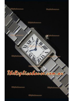 Cartier Tank Solo Swiss Quartz Timepiece in Steel Strap 24MM Wide 