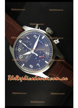IWC IW387802 Pilot Chronograph 1:1 Mirror Replica with Leather Strap
