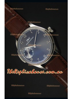 IWC Portuguese Handwind Ref# IW5242 Swiss 1:1 Mirror Grey Dial Timepiece
