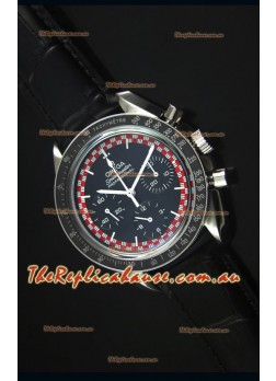 Omega Speedmaster Tintin Moon Swiss Replica Timepiece with Leather Strap