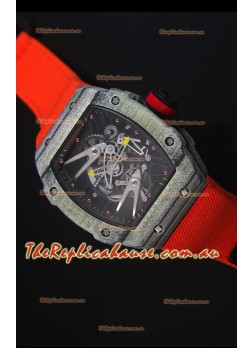 Richard Mille RM027 Tourbillon Rafael Nadal Edition Swiss Watch in Forged Carbon Case