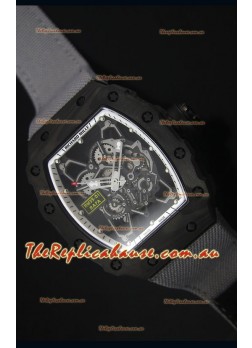 Richard Mille RM35-01 Rafael Nadal Edition Swiss Replica Timepiece Grey Nylon Strap