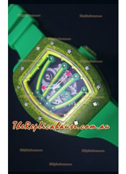 Richard Mille RM059 Yohan Blake Edition Swiss Replica Timepiece in Yellow Bezel