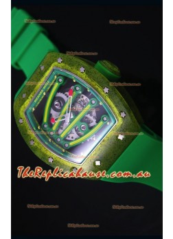 Richard Mille RM059 Yohan Blake Edition Swiss Replica Timepiece in Green Bezel