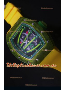 Richard Mille RM059 Yohan Blake Edition Swiss Replica Timepiece in Green Bezel