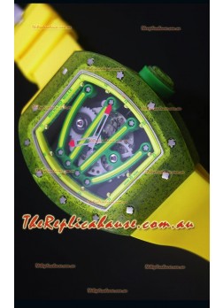 Richard Mille RM059 Yohan Blake Edition Swiss Replica Timepiece in Yellow Bezel