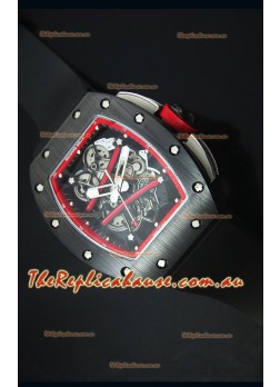 Richard Mille RM061 Ceramic Case Swiss Red Bezel Replica Timepiece