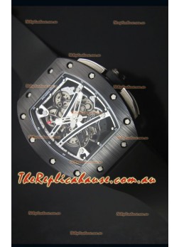 Richard Mille RM061 Ceramic Case Swiss Black and White Bezel Replica Timepiece