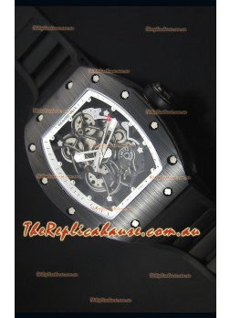 Richard Mille RM055 Ceramic Case Timepiece in White Inner Bezel