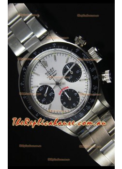 Rolex Daytona Vintage 6263 for CARTIER Edition Swiss Replica Timepiece with Black Bezel