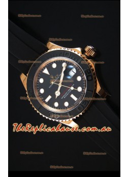 Rolex Yachtmaster 116655 Everose Gold Ceramic 1:1 Ultimate Mirror Replica Timepiece