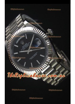 Rolex Day-Date Stainless Steel Replica Watch 40MM 2836-2 Swiss Movement