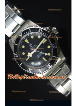 Tudor Oyster Prince Vintage 200M Black Dial Dot Markers Swiss 1:1 Mirror Replica Timepiece 