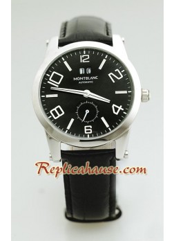 Mont Blanc Timewalker - Leather Wristwatch MBLNC40