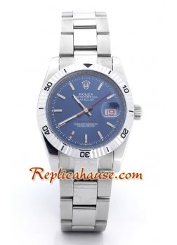 Rolex Datejust Turn O Graph Swiss Mens Wristwatch ROLX105