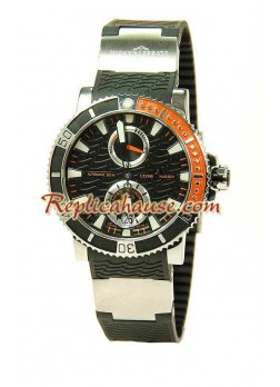 Ulysse Nardin Maxi Marine Chronometer Swiss Wristwatch UNDN38