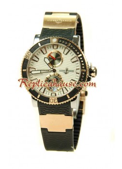 Ulysse Nardin Maxi Marine Chronometer Swiss Wristwatch UNDN39