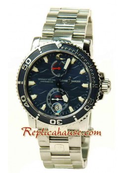 Ulysse Nardin Maxi Marine Chronometer Swiss Wristwatch UNDN31