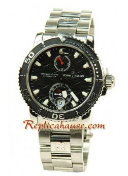 Ulysse Nardin Maxi Marine Chronometer Swiss Wristwatch UNDN32