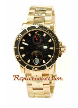 Ulysse Nardin Maxi Marine Chronometer Swiss Wristwatch UNDN33