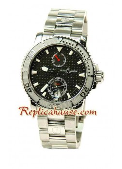 Ulysse Nardin Maxi Marine Chronometer Swiss Wristwatch UNDN34