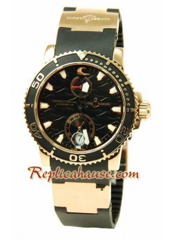 Ulysse Nardin Maxi Marine Chronometer Swiss Wristwatch UNDN36
