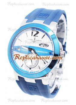 Ulysse Nardin Executive Dual Time Persian Blue Wristwatch ULYS-20101310