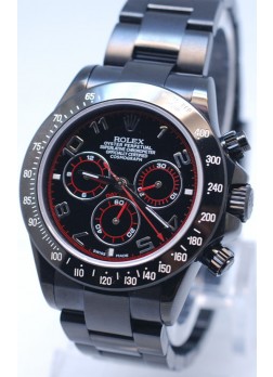 Rolex Cosmograph Project X Editions Black Out Daytona - Black Dial