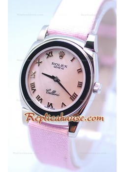 Rolex Cellini Cestello Ladies Swiss Watch All Pink Roman